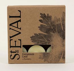 Geranium Leaf Scented Tealights (9) two packs