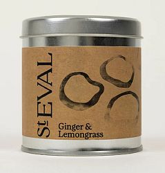 Ginger & Lemongrass Scented Candle in a Tin