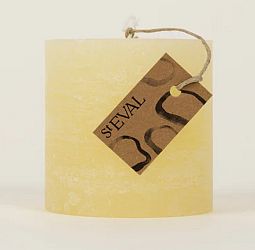 Ginger & Lemongrass Scented  Pillar Candle 3 x 3