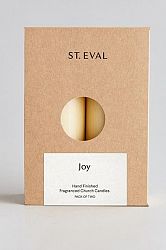 Joy Scented Church Candle 15cm x 5cm Two Candles