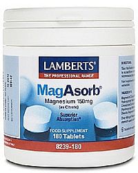 Magasorb, Magnesium 150mg (180 tablets)