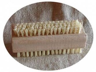 Nail Brush, Double sided, Beech body