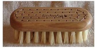 Oak Bodied Coarse Bristled Hand Brush