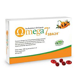 Omega 7 SBA24 Sea Buckthorn Oil Capsules (60)