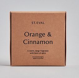 Orange & Cinnamon Scented Tealights (9) Two Packs