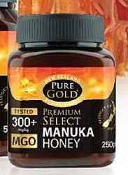 Pure Gold New Zealand Active Manuka Honey 300 + 250g