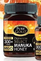 Pure Gold New Zealand Active Manuka Honey 300 + 500g
