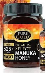 Pure Gold New Zealand Active Manuka Honey 525+ 500g