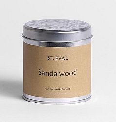 Sandalwood Scented Candle in a Tin