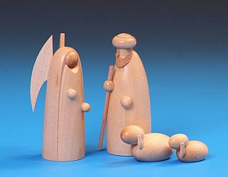 Schalling Nativity Figures.The Proclamation 6cm group