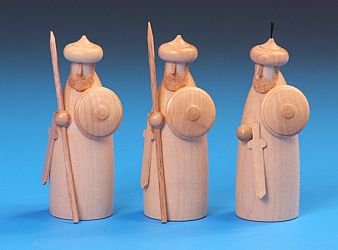 Schalling Nativity Figures. The Soldiers from Herod 6cm Group