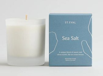 Sea Salt, Lamorna Candle in a Glass Jar