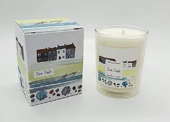 Soy Wax Candle in a Glass Jar (Sea Salt) 20cl