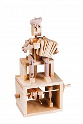 The Accordion Player, Self Assembly Automaton Kit