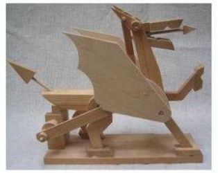 The Dragon, Self Assembly Automaton Kit from Timberkits