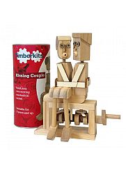 The Kissing Couple Self Assembly Automaton Kit from Timberkits
