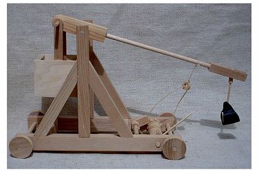 The Trebuchet, Self Assembly Automaton Kit from Timberkits