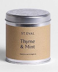 Thyme & Mint Scented Candle in a Tin