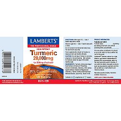 Turmeric 20,000mg Tablets (120)