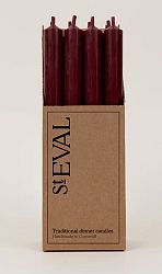 Unscented Red Coloured Dinner Candle 7/8ths x 10 inches x 12