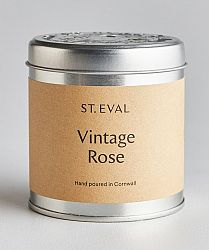 Vintage Rose Scented Candle in a Tin