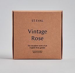 Vintage Rose Scented Tealights (9) Two Packs