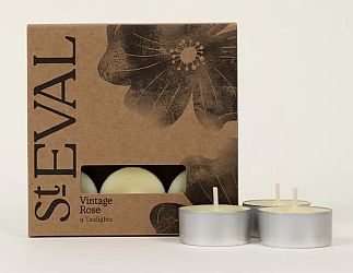 Vintage Rose Scented Tealights (9) Two Packs