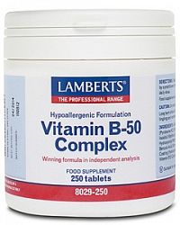 Vitamin B-50 Complex Tablets (250)