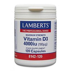 Vitamin D3 4000iu (100ug) Capsules (120) 