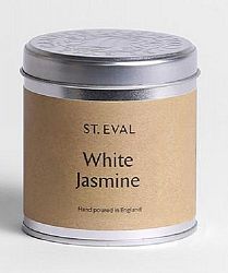 White Jasmine Scented Candle in a Tin