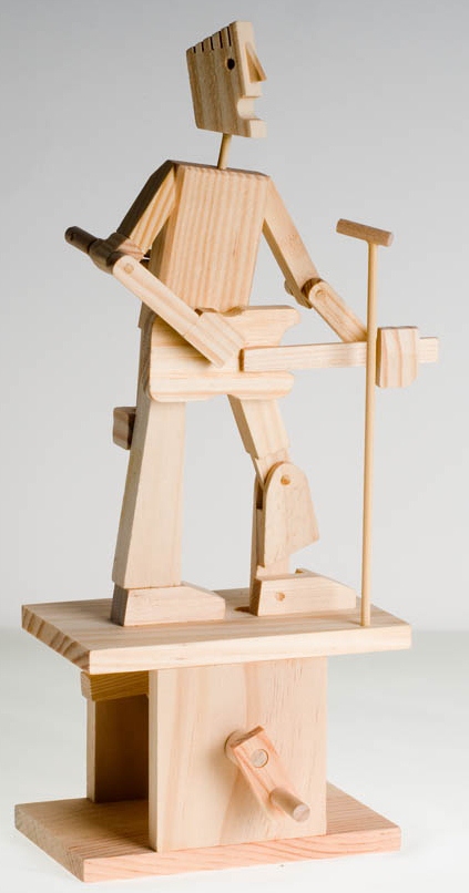The Tree House Shop; The Guitarist Self Assembly Automaton Kit