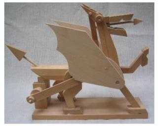 The Tree House Shop; The Dragon Self Assembly Automaton Kit From Timberkits